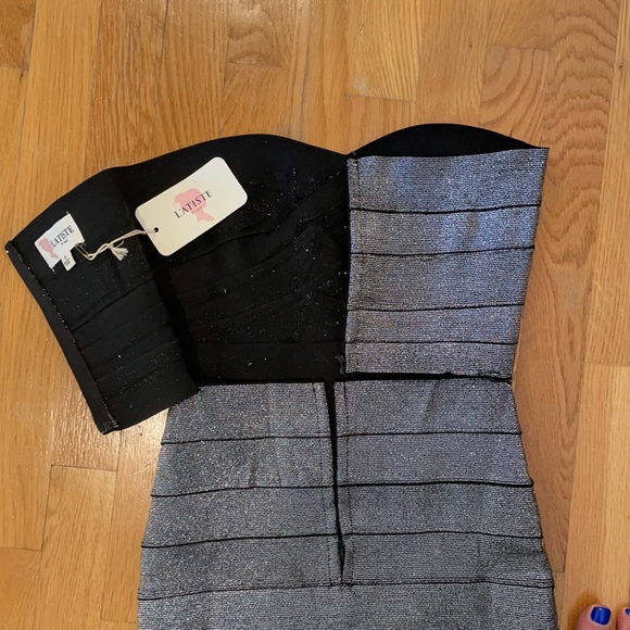 Body con L’ATISTE sexy mini dress size XS - Picture 3 of 8